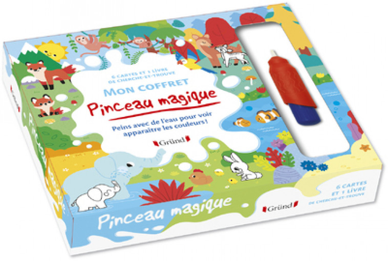 Mon coffret pinceau magique - Clémentine Dérodit - GRUND