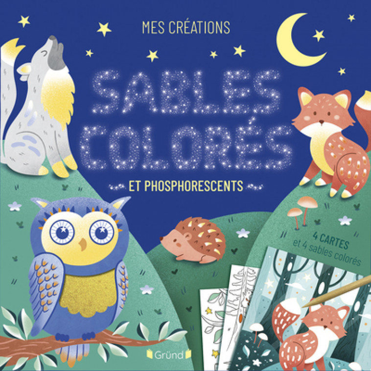 Sables colorés et phosphorescents - Marion Blanc - GRUND