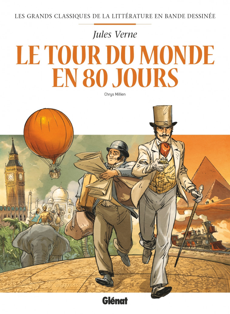 Le Tour du monde en 80 jours en BD - Chrys Millien, Jules Verne - GLENAT