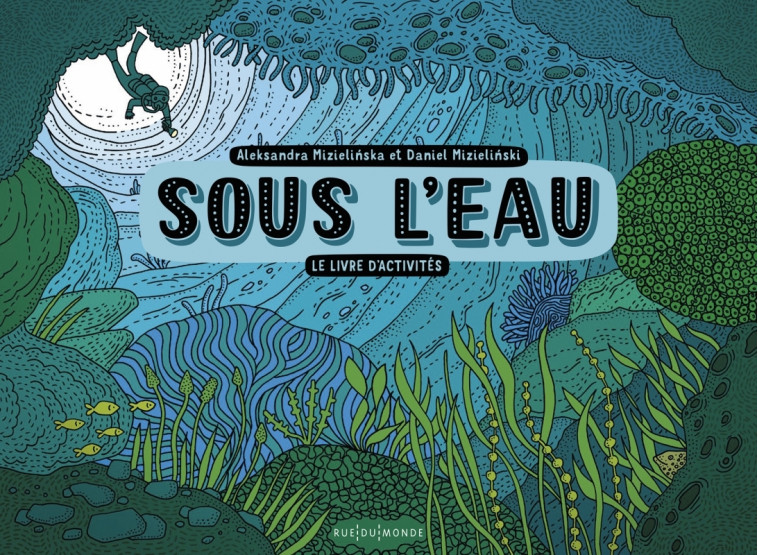 Sous l'eau - Le livre d'activités - Aleksandra MIZIELINSKA, Daniel MIZIELINSKI - RUE DU MONDE