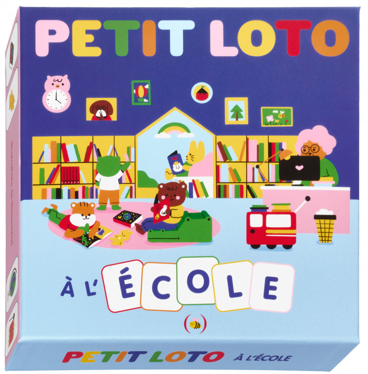 Boîte de jeu - Petit loto à l'école -  NINIWANTED - GRANDES PERSONN