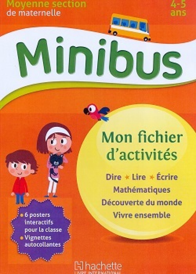 MINIBUS Maternelle MS Mon fichier d'activités "tout en un" -  Collectif D'Auteurs - EDICEF REVUES