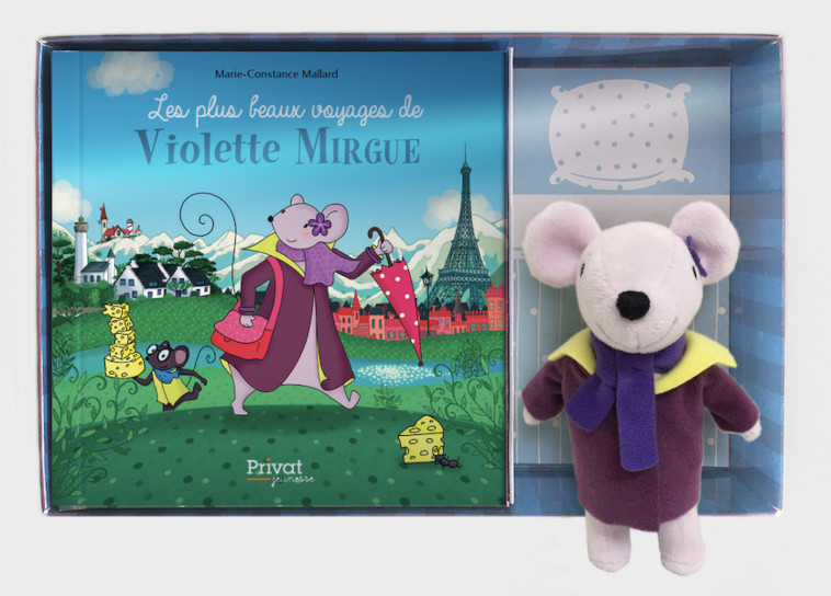 AVENTURE DE VIOLETTE MIRGUE COFFRET LES PLUS BEAUX VOYAGES DE VIOLETTE MIRGUE - Marie-Constance Mallard - PRIVAT