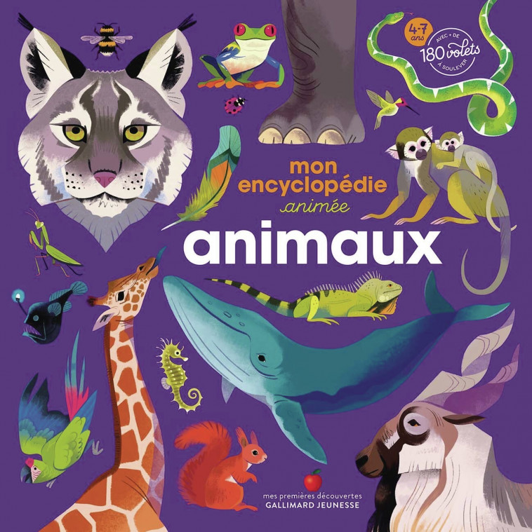 Mon encyclopédie animée - Animaux -  EMMANUELLE KECIR-LEPETIT, Emmanuelle Kecir-Lepetit, Lucie Delauney - GALLIMARD JEUNE