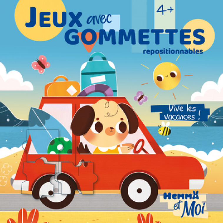 Hemma et Moi - Jeux avec gommettes - Vive les vacances ! - repositionnables - Ahorine Ahorine, Collectif Collectif - HEMMA