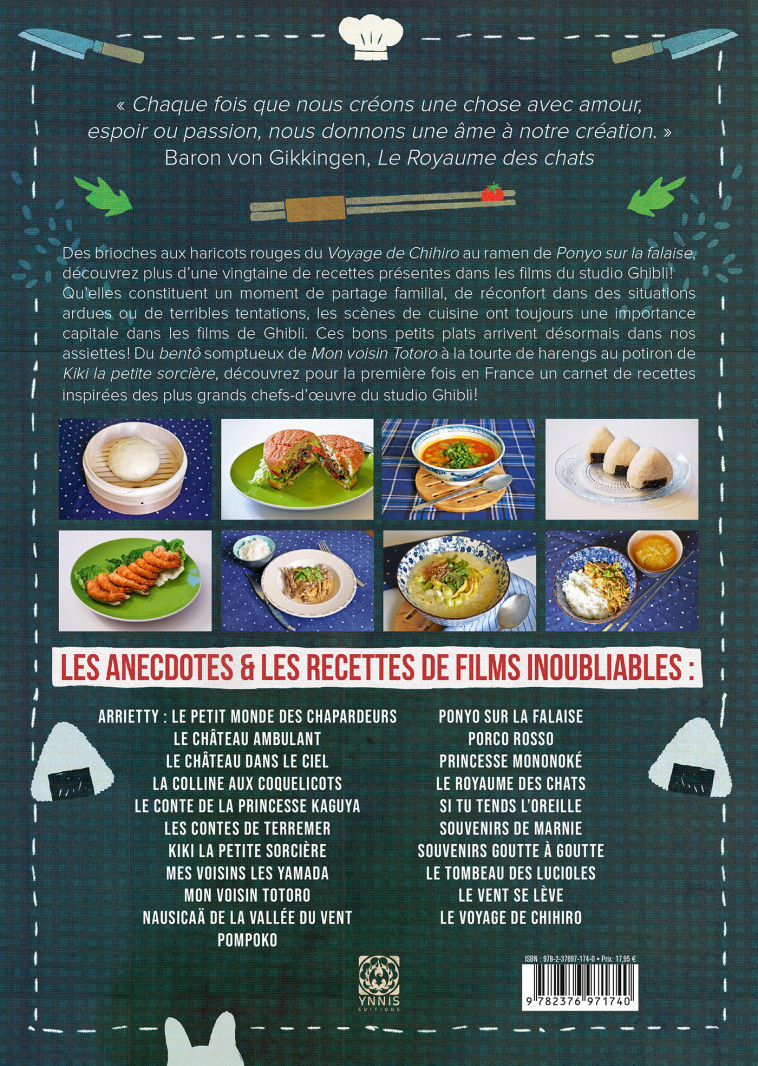 Les Recettes des films du Studio Ghibli - Apolline Cartier - YNNIS