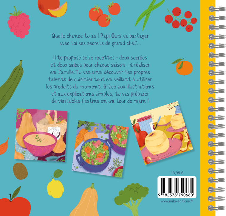 Les recettes des 4 saisons -  Collectif - MILA