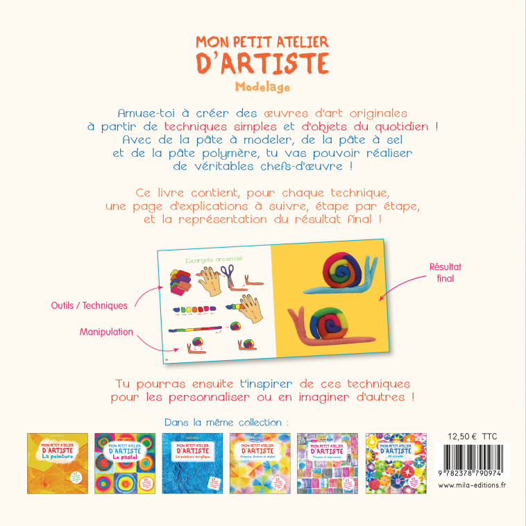 Mon petit atelier d'artiste : Modelage - Maite Balart - MILA