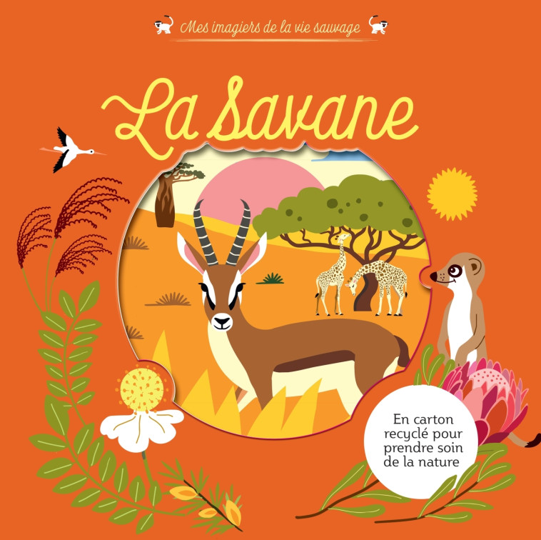 Mes imagiers de la vie sauvage - La savane - Madeleine Deny - HATIER JEUNESSE