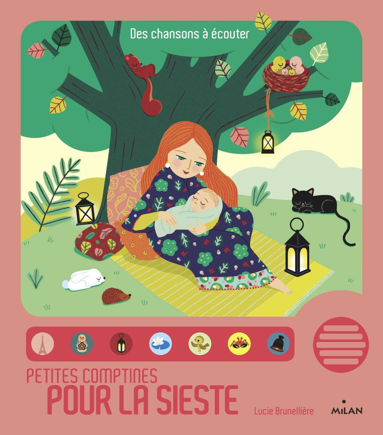 Petites comptines pour la sieste - Lucie Brunellière - MILAN