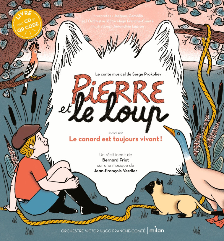 Pierre et le Loup, suivi du Canard est toujours vivant - Bernard Friot - MILAN