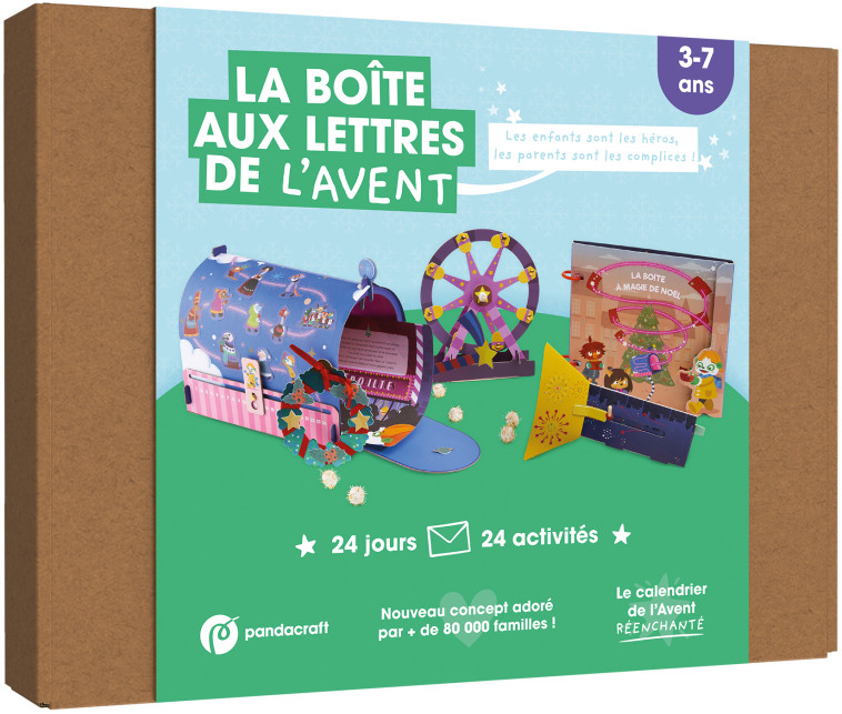 Boîte aux Lettres de l'Avent - La boîte à magie - Calendrier de l'Avent 3+ - XXX - PANDACRAFT