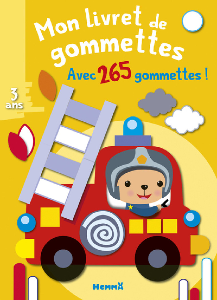 Mon livret de gommettes (Camion de pompier) - Nadine Piette - HEMMA