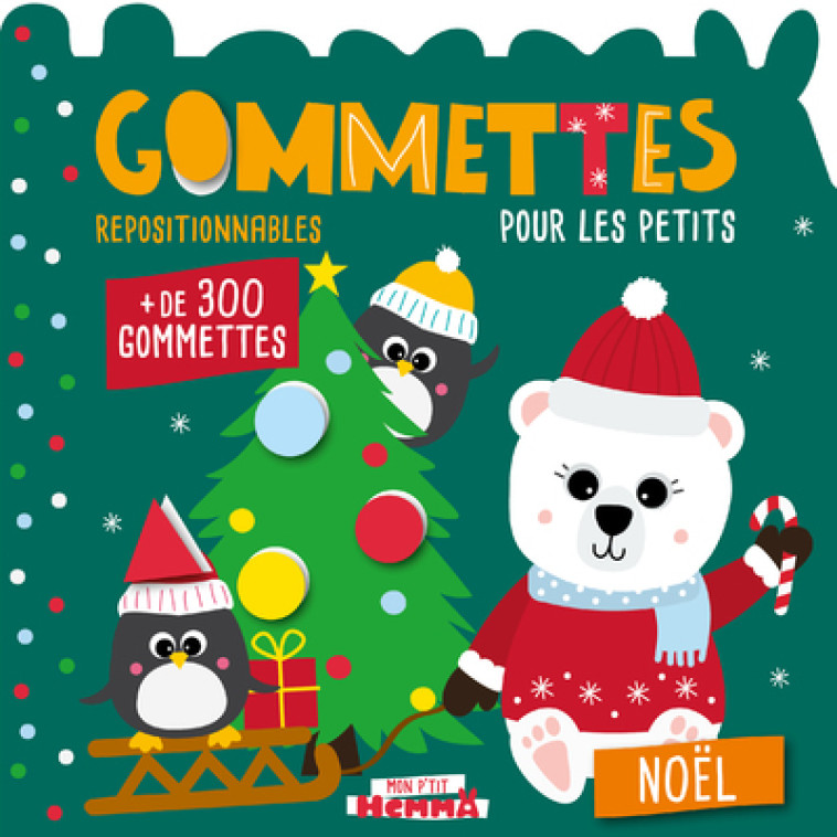 Mon P'tit Hemma Gommettes pour les petits - Noël -  Carotte et Compagnie - HEMMA