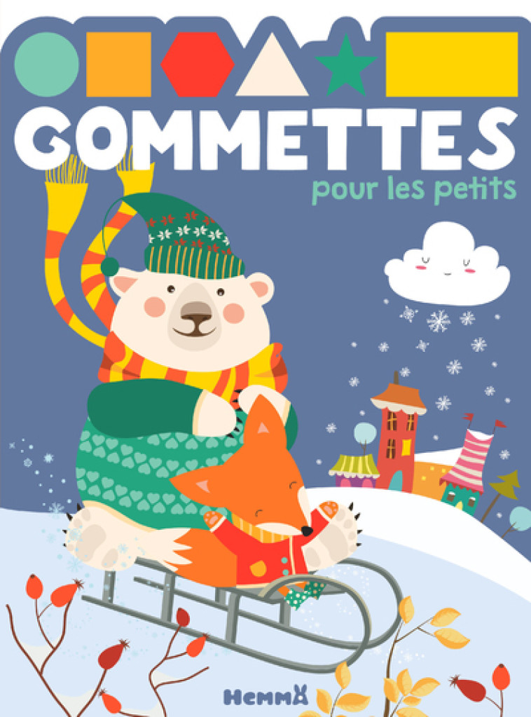 Gommettes pour les petits (Ours blanc et renard) -  Collectif - HEMMA