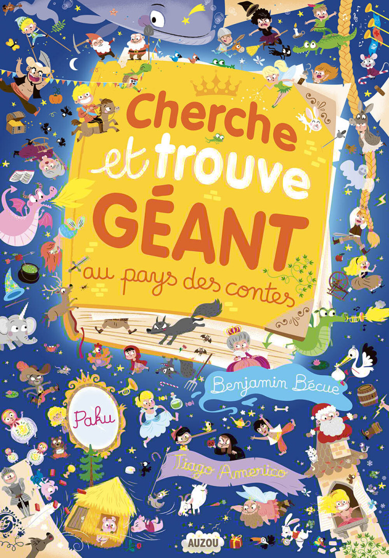 CHERCHE ET TROUVE GÉANT - AU PAYS DES CONTES - Tiago Americo - AUZOU