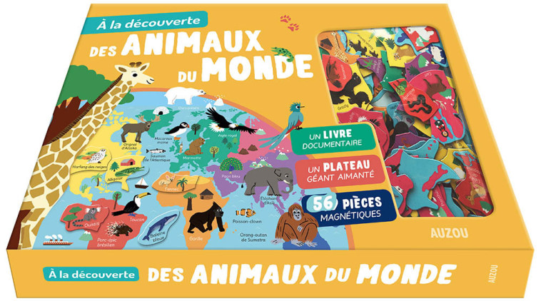 À LA DÉCOUVERTE DES ANIMAUX DU MONDE - Jean Michel BILLIOUD - AUZOU