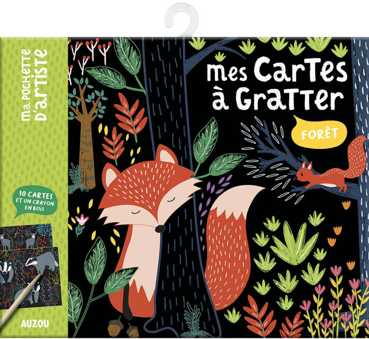 MA POCHETTE D'ARTISTE - MES CARTES A GRATTER - FORET - Melissa ARMSTRONG - AUZOU