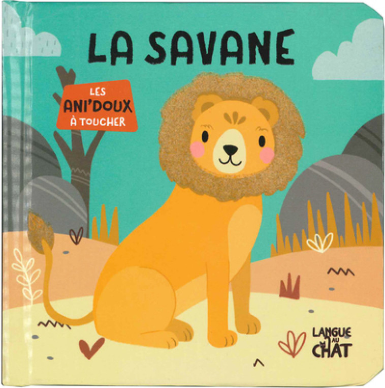 La Savane - Les Ani'doux à toucher - Mad Pillow - LANGUE AU CHAT