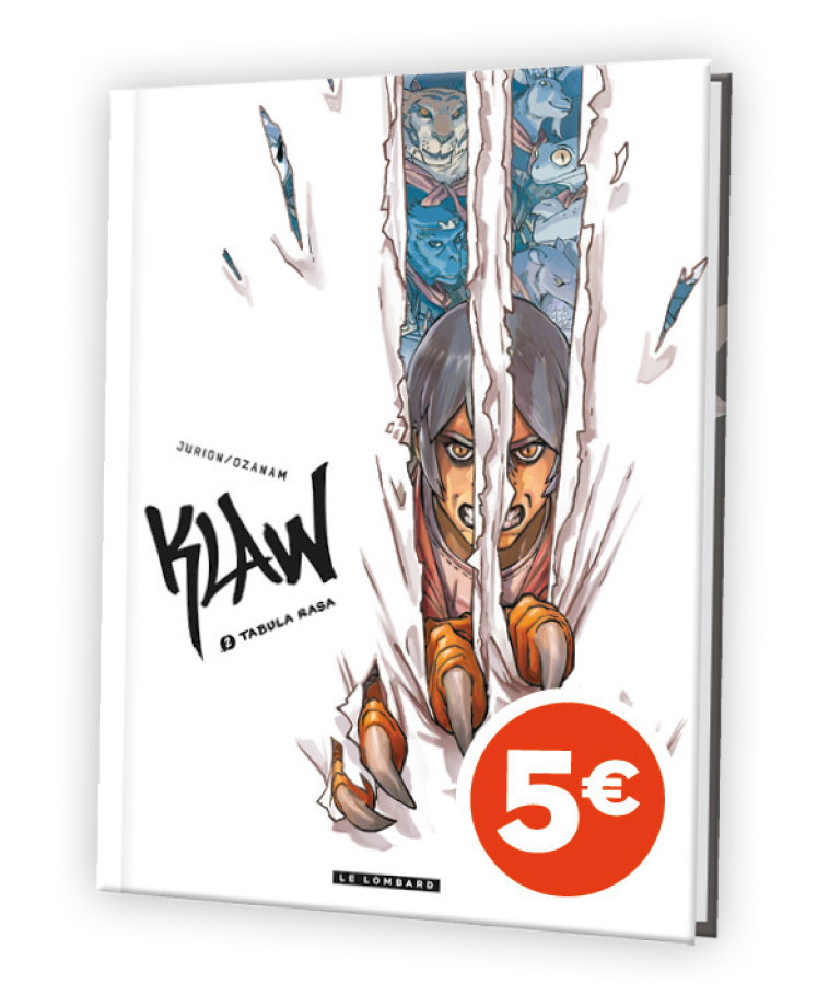 Klaw - Tome 2 - Tabula Rasa / Edition spéciale (Version 5¤) -  JURION Joël - LOMBARD