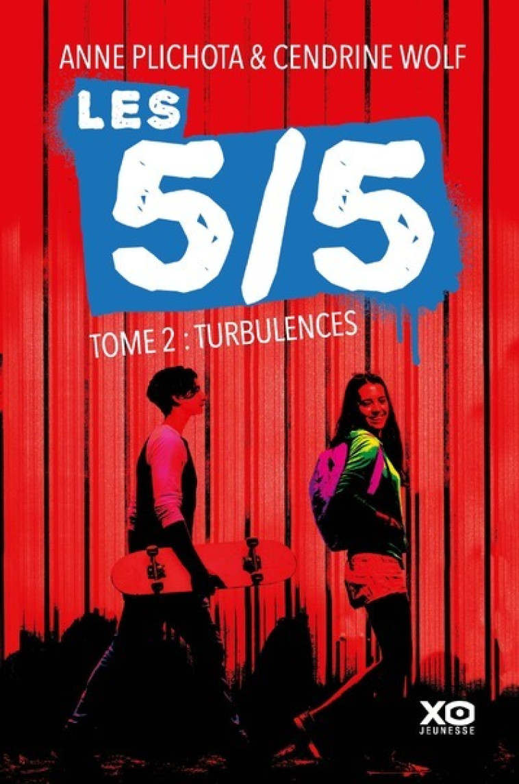 Les 5/5 - tome 2 Turbulences - Cendrine Wolf - XO