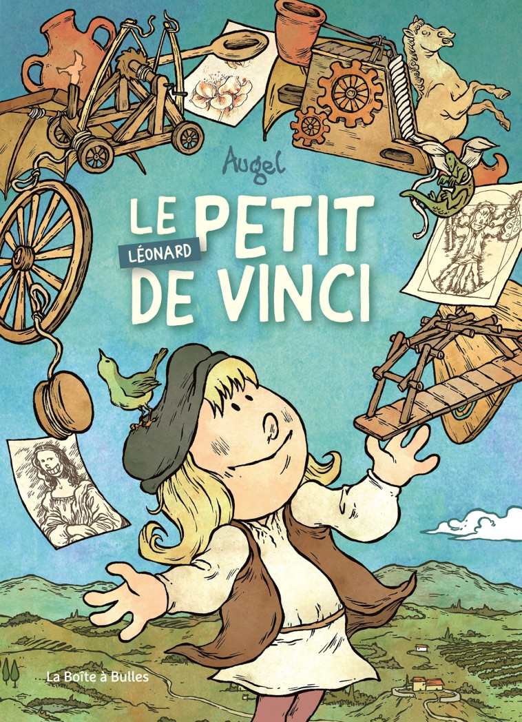 Le petit Léonard de Vinci - William Augel - BOITE A BULLES