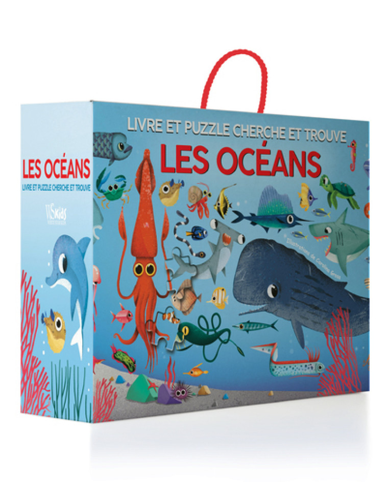 Les Océans - Livre et puzzle cherche et trouve - Carolina Grosa - WHITE STAR KIDS