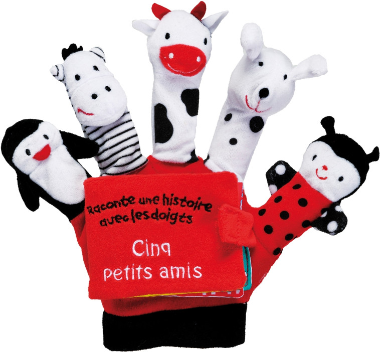 Cinq petits amis - Livre Gant - Francesca Ferri - GLENAT JEUNESSE