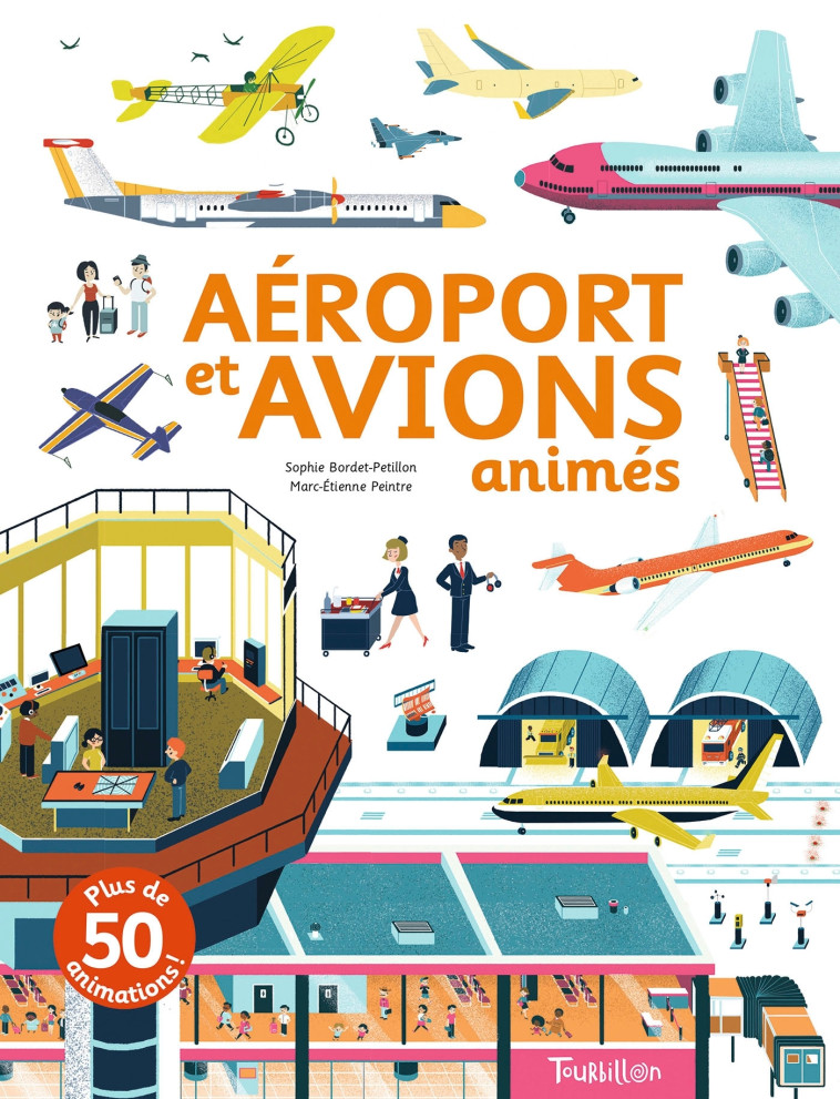 Aéroport et avions animés - SOPHIE BORDET - PETILLON - TOURBILLON