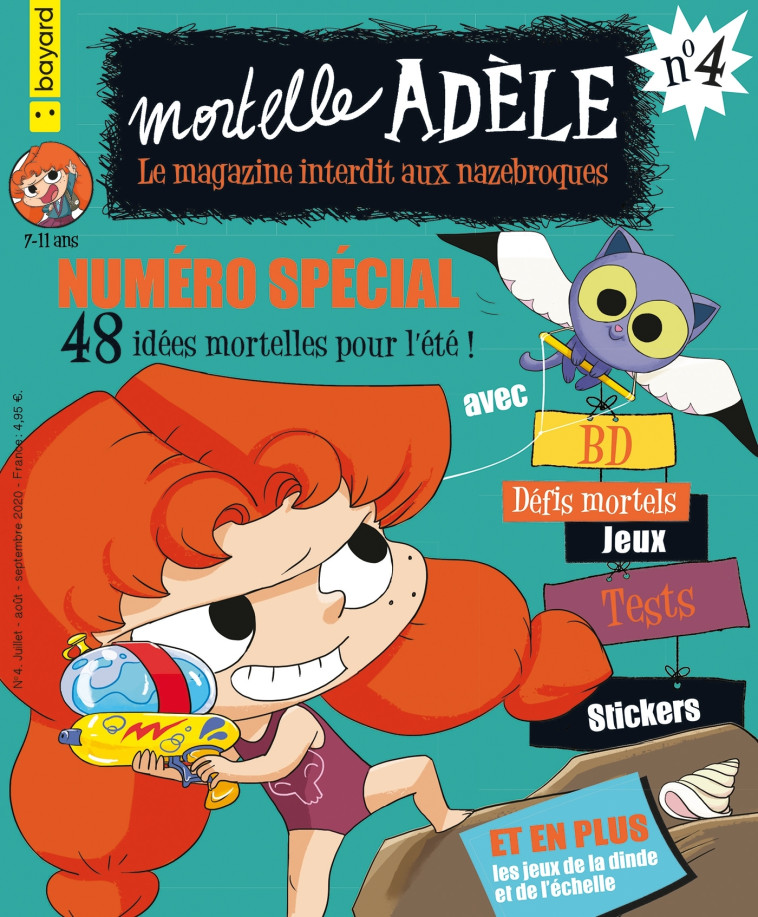 Magazine Mortelle Adèle n°4 - XXX - BAYARD JEUNESSE