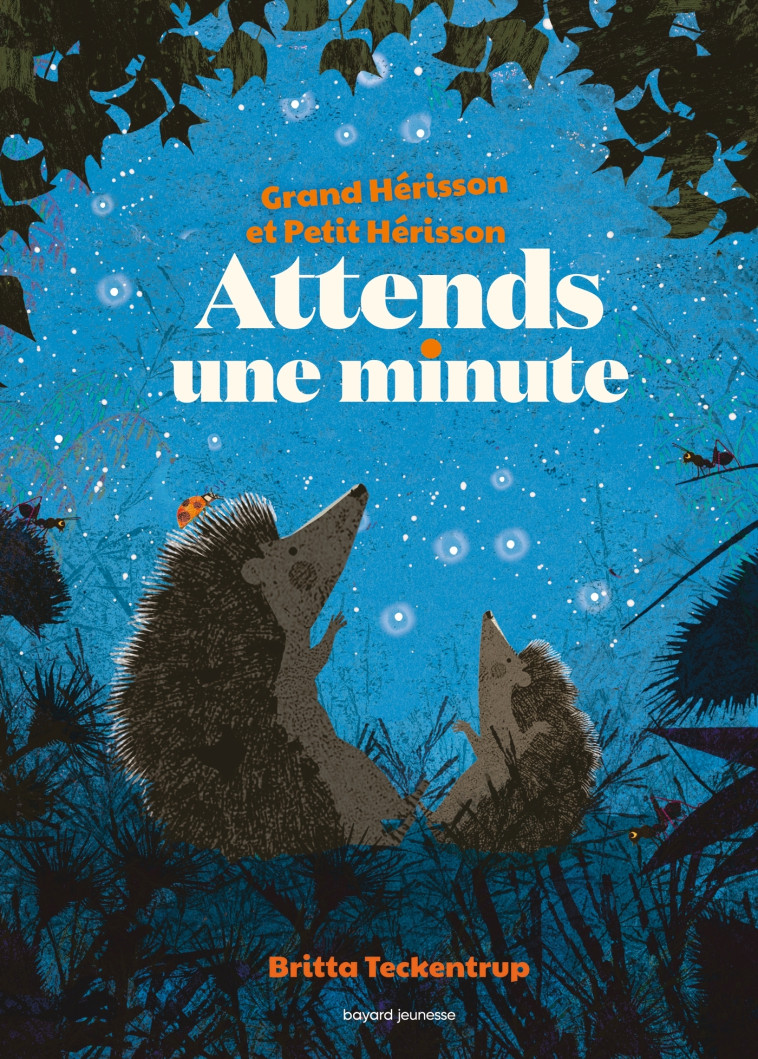 Attends une minute (Grand Hérisson et petit hérisson) - Britta Teckentrup - BAYARD JEUNESSE