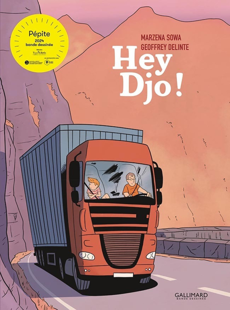 Hey Djo ! - Geoffrey DELINTE - GALLIMARD BD