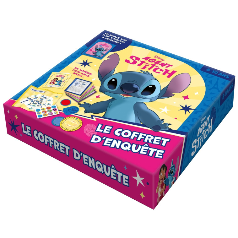 STITCH - Le coffret d'enquête de l'Agent Stitch - Disney -  - DISNEY HACHETTE