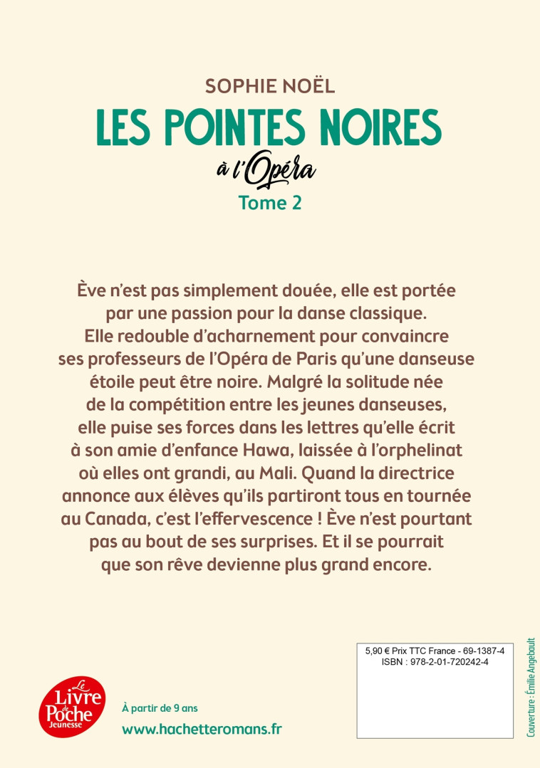 Les pointes noires à l'Opéra - Tome 2 - Sophie Noël - POCHE JEUNESSE