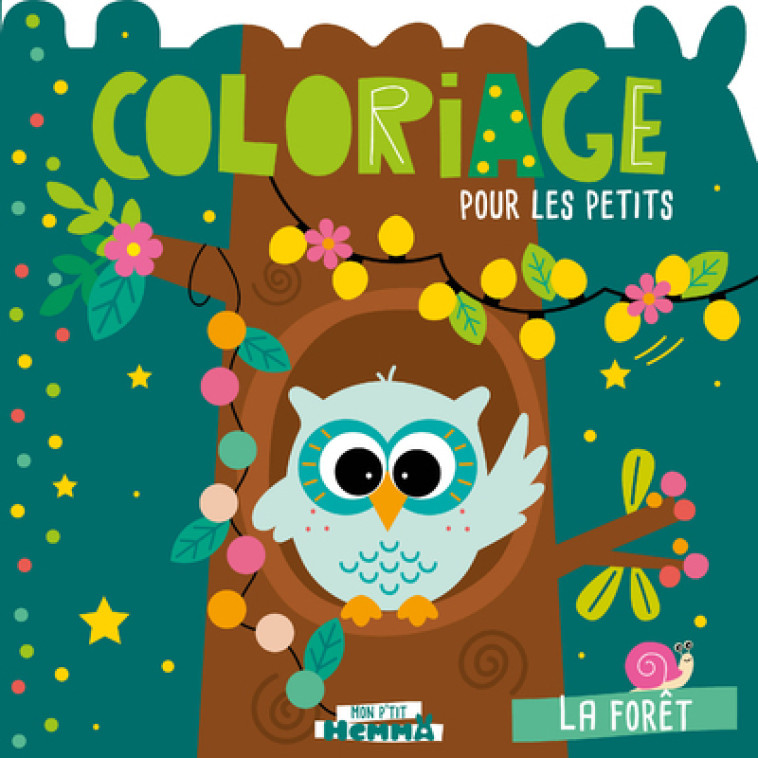 Mon P'tit Hemma - Coloriage pour les petits - La forêt -  Carotte et Compagnie - HEMMA