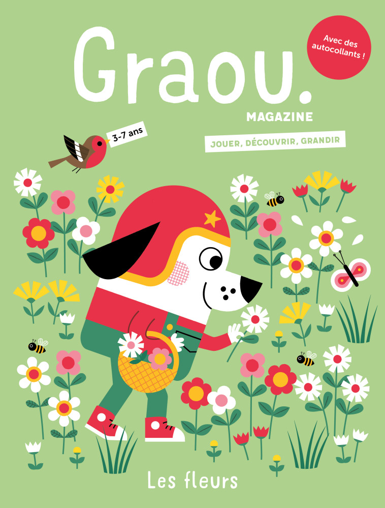Magazine Graou n°47 - Les fleurs (avril/mai 25) - Gwé Gwé, Claire SCHVARTZ, Anne-Sophie Constancien, Carole Barraud - MAISON GEORGES