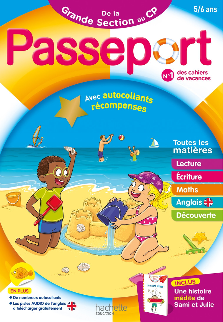 Passeport Maternelle - De la Grande Section au CP (5-6 ans) - Bernard Jenner, Guy Blandino, Nadia Poure, Thérèse Bonté - HACHETTE EDUC