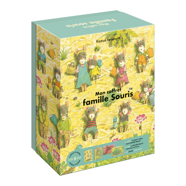 Mon coffret famille Souris -  Iwamura Kazuo, KAZUO IWAMURA - EDL