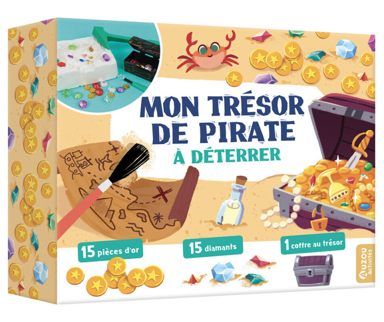Mon trésor de pirate à déterrer - Angie ALAPE PEREZ - AUZOU