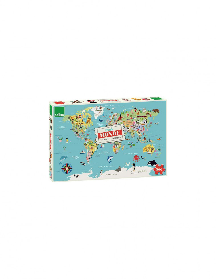 Puzzle monde Vilac